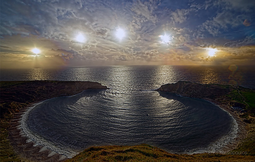 تصویر نجومی روز ناسا (۱۰ دی ۹۴): انقلاب زمستانی در خلیج کوچک لول‌ورث